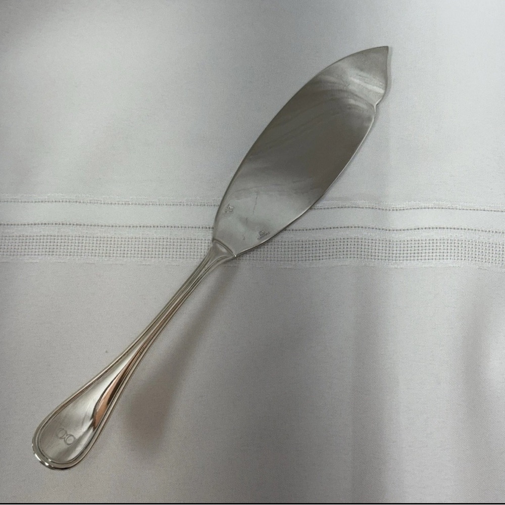 Christofle silver plated fish sever